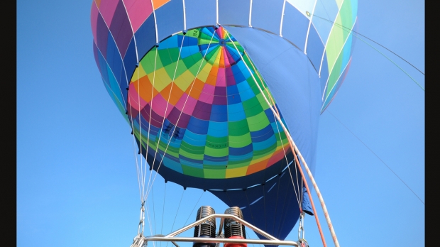 Voando na Calábria de balão!